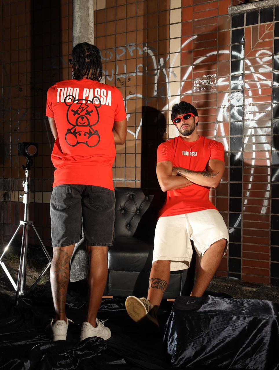 Camisa Longline Vermelha